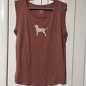 The Black Dog Reddish-Brown Dog Graphic Tank